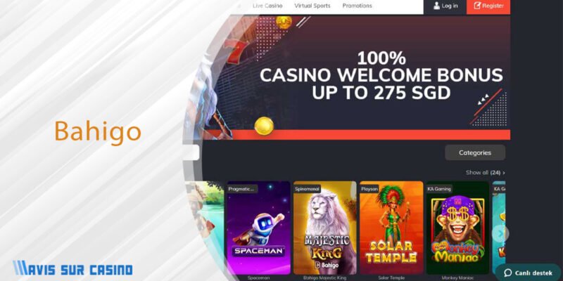 Bahigo Casino Schweiz - Online Casino Erfahrungen und Bewertungen - overview
